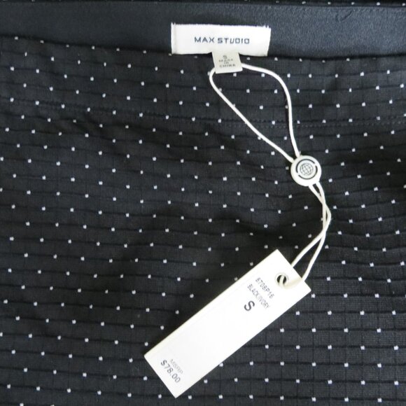 Max Studio Polka Dot Trumpet Skirt - Picture 9 of 9